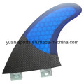 G5, Gx, PC3 Fibre de verre en fibre de carbone Honeycomb Surf Fin pour la planche de surf